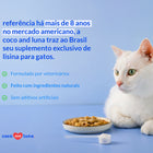 Lisina para gatos - 120g - Ajuda na imunidade e visão. Sabor salmão.