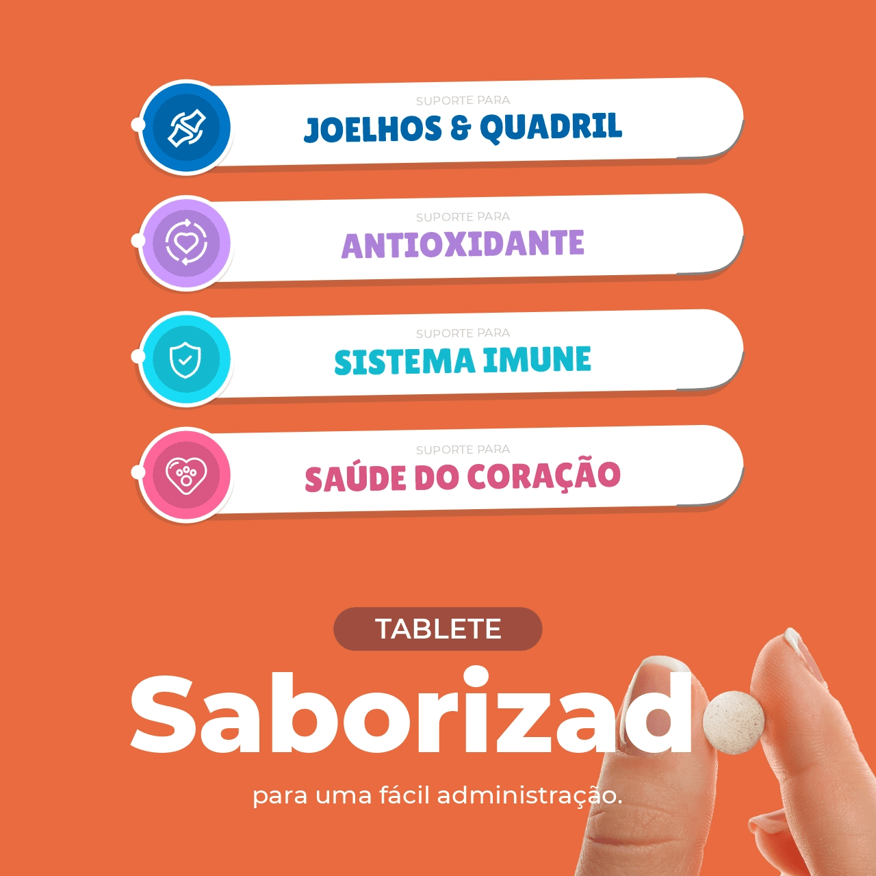 Turmeric (Cúrcuma) - Alívio natural para cães - 60 Tabletes