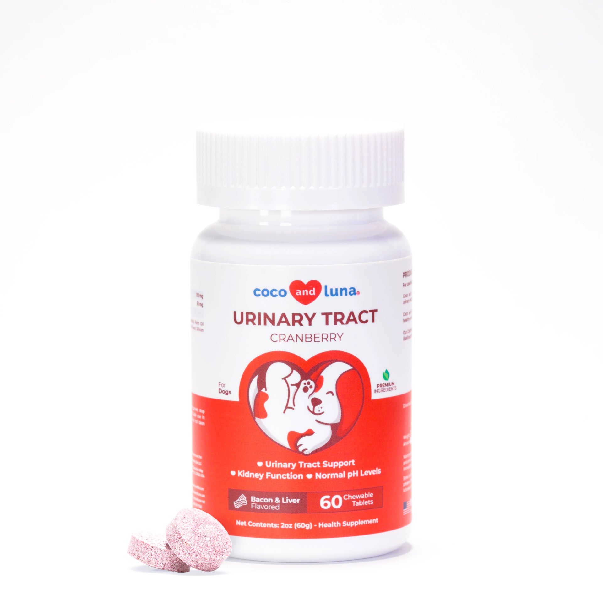 Urinary - Suporte para o Trato Urinário - Para Cães - 60 Tabletes Saborizados
